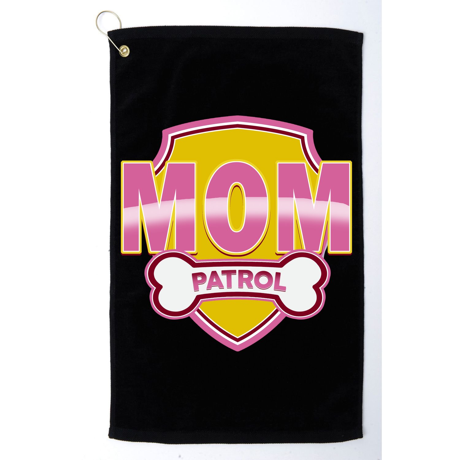 Mom Patrol Dog Mom Golf Towel