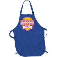 Mom Patrol Dog Mom Full-Length Apron With Pockets