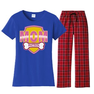 Mom Patrol Dog Mom Women's Flannel Pajama Set