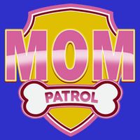 Mom Patrol Dog Mom 16 in Basic Backpack