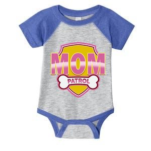 Mom Patrol Dog Mom Infant Baby Jersey Bodysuit