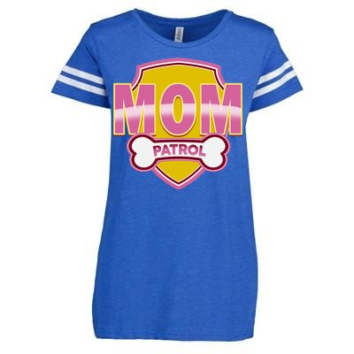 Mom Patrol Dog Mom Enza Ladies Jersey Football T-Shirt