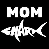 Mom Shark 7-Panel Snapback Hat