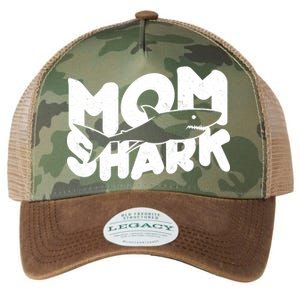 Mom Shark Funny Cute Legacy Tie Dye Trucker Hat