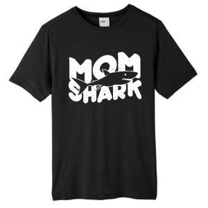 Mom Shark Funny Cute Tall Fusion ChromaSoft Performance T-Shirt