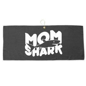 Mom Shark Funny Cute Large Microfiber Waffle Golf Towel