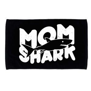 Mom Shark Funny Cute Microfiber Hand Towel