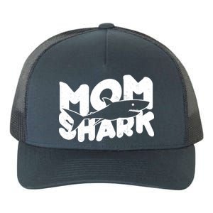 Mom Shark Funny Cute Yupoong Adult 5-Panel Trucker Hat