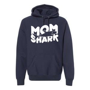 Mom Shark Funny Cute Premium Hoodie