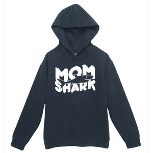 Mom Shark Funny Cute Urban Pullover Hoodie