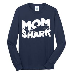 Mom Shark Funny Cute Tall Long Sleeve T-Shirt