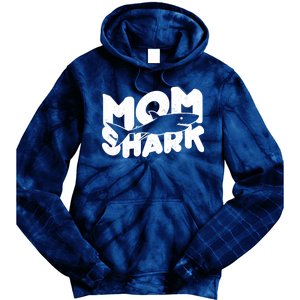 Mom Shark Funny Cute Tie Dye Hoodie