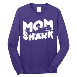 Mom Shark Funny Cute Long Sleeve Shirt