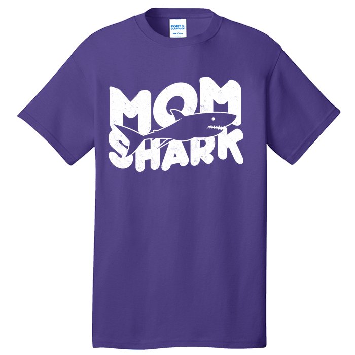 Mom Shark Funny Cute Tall T-Shirt