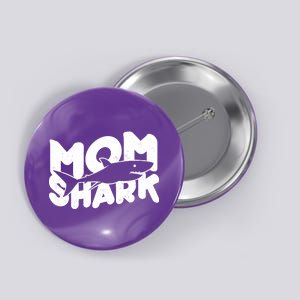 Mom Shark Funny Cute Button