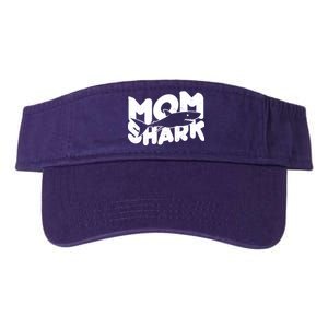 Mom Shark Funny Cute Valucap Bio-Washed Visor