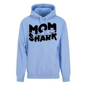 Mom Shark Funny Cute Unisex Surf Hoodie