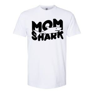 Mom Shark Funny Cute Softstyle CVC T-Shirt