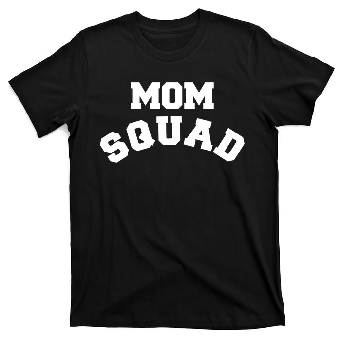 Mom Squad Bold Text Logo T-Shirt