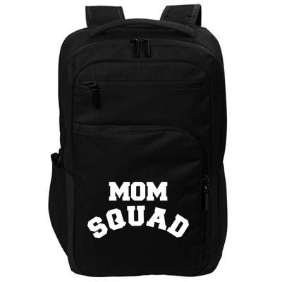 Mom Squad Bold Text Logo Impact Tech Backpack