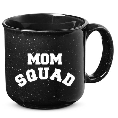 Mom Squad Bold Text Logo 15oz Campfire Ceramic Mug