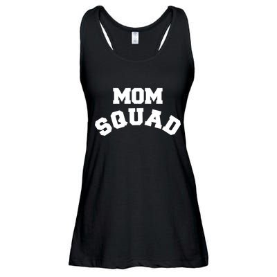 Mom Squad Bold Text Logo Ladies Essential Flowy Tank
