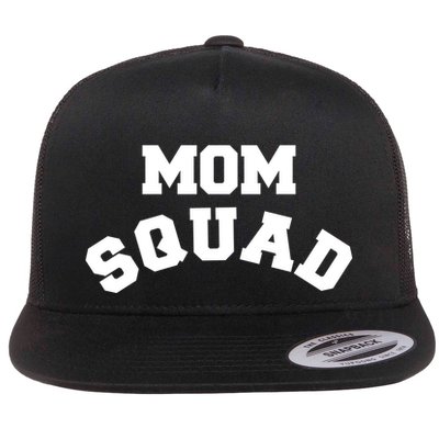 Mom Squad Bold Text Logo Flatbill Hat