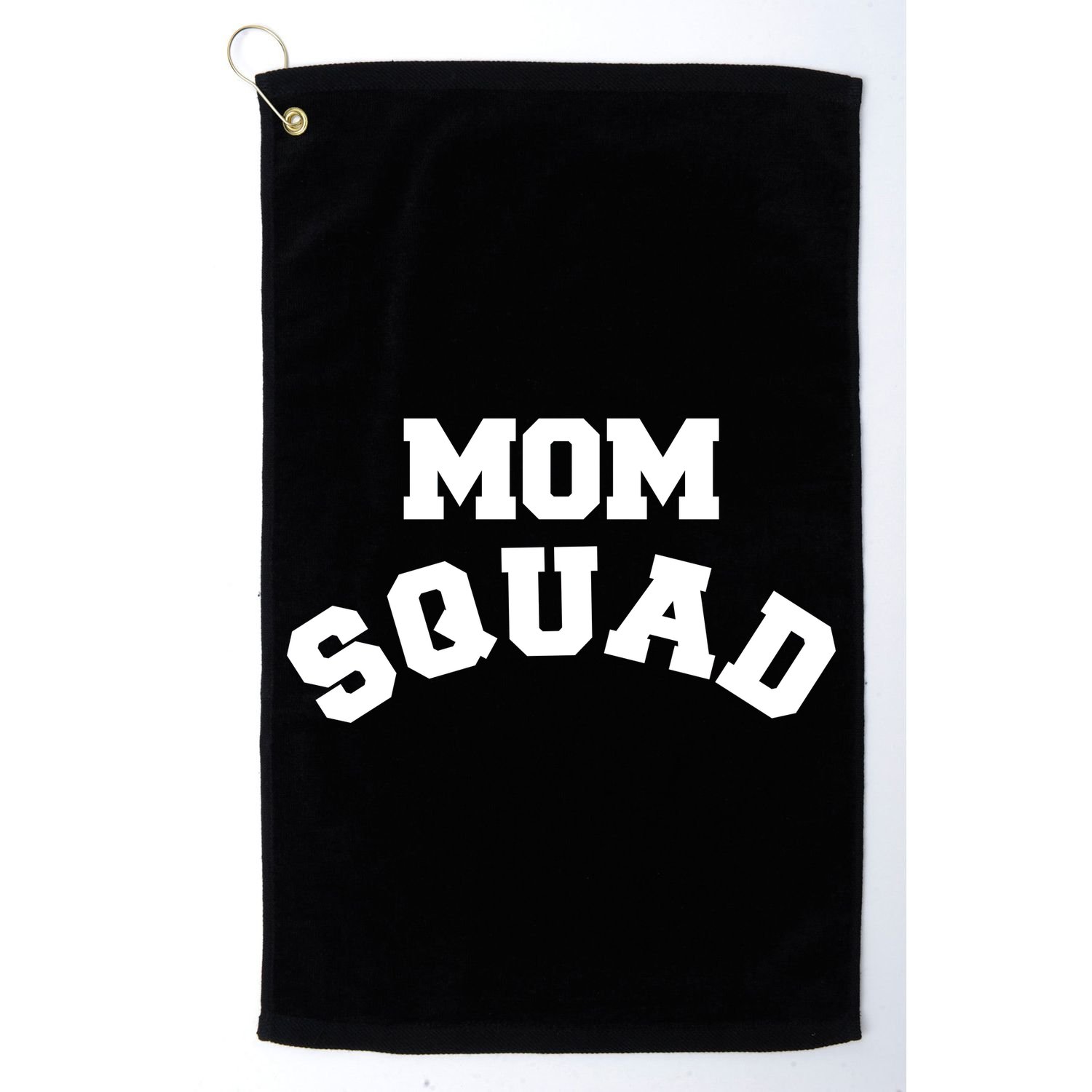 Mom Squad Bold Text Logo Golf Towel