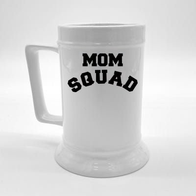 Mom Squad Bold Text Logo Beer Stein