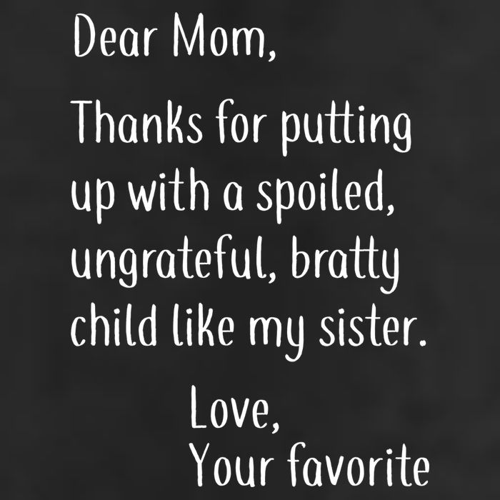 Mom Thanks For Putting Up With My Sister Adult Drive Performance Visor