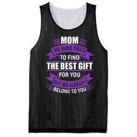 Mom The Best Gift For You Mesh Reversible Basketball Jersey Tank