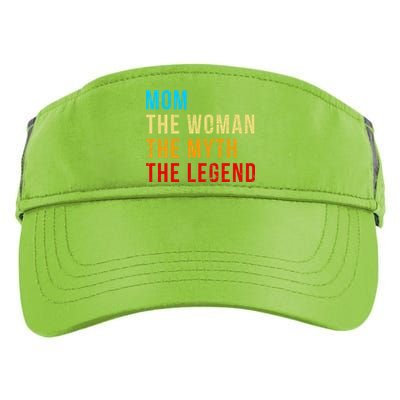 Mom The Woman The Myth The Legend Adult Drive Performance Visor