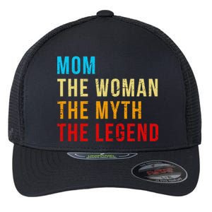 Mom The Woman The Myth The Legend Flexfit Unipanel Trucker Cap