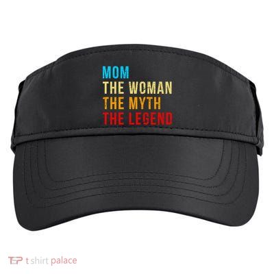 Mom The Woman The Myth The Legend Adult Drive Performance Visor