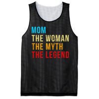 Mom The Woman The Myth The Legend Mesh Reversible Basketball Jersey Tank