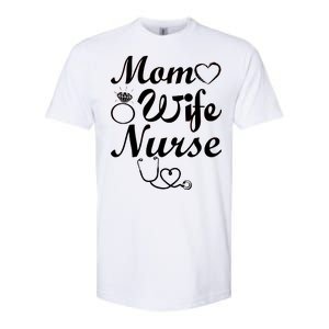 Mom Wife Nurse Softstyle® CVC T-Shirt