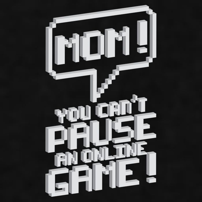 Mom You Can't Pause An Online Game Ladies PosiCharge Tri-Blend Wicking Tank