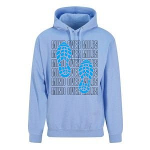 Mind Over Miles, Endurance Running Lover Unisex Surf Hoodie