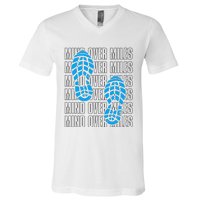 Mind Over Miles, Endurance Running Lover V-Neck T-Shirt