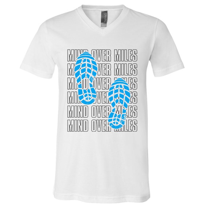 Mind Over Miles, Endurance Running Lover V-Neck T-Shirt