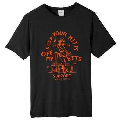 Mitts Off My Body My Choice Badass Feminist Cowgirl Tall Fusion ChromaSoft Performance T-Shirt