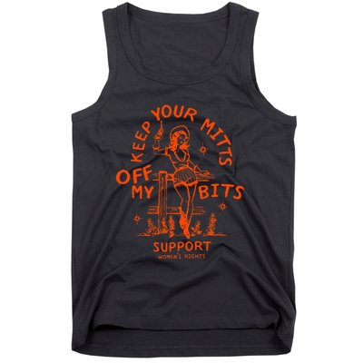 Mitts Off My Body My Choice Badass Feminist Cowgirl Tank Top