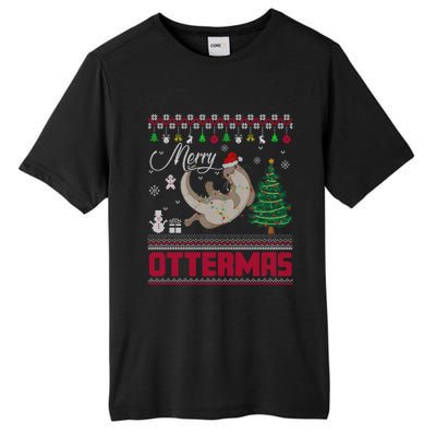 Merry Ottermas Merry Christmas T Shit Cool Gift Tall Fusion ChromaSoft Performance T-Shirt