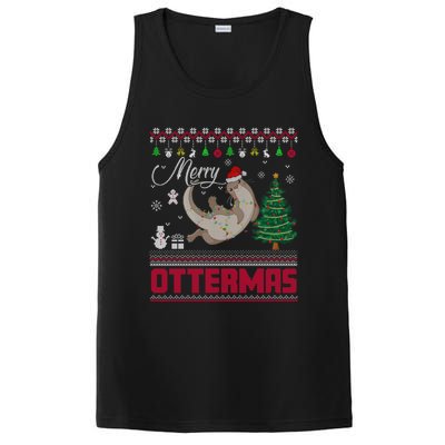 Merry Ottermas Merry Christmas T Shit Cool Gift PosiCharge Competitor Tank