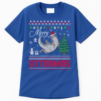 Merry Ottermas Merry Christmas T Shit Cool Gift Tall T-Shirt