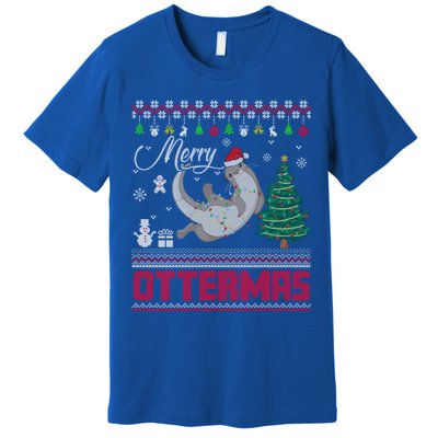 Merry Ottermas Merry Christmas T Shit Cool Gift Premium T-Shirt