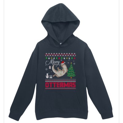 Merry Ottermas Merry Christmas T Shit Cool Gift Urban Pullover Hoodie