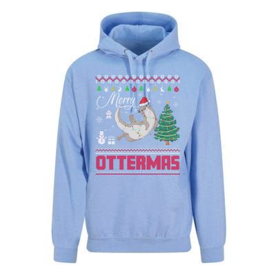 Merry Ottermas Merry Christmas T Shit Cool Gift Unisex Surf Hoodie