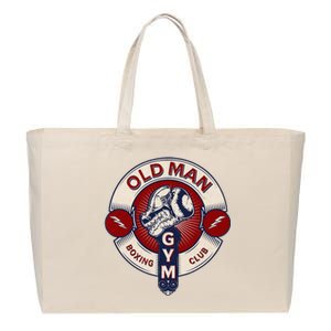 Mma Old Man Boxing Club Combat Cotton Canvas Jumbo Tote