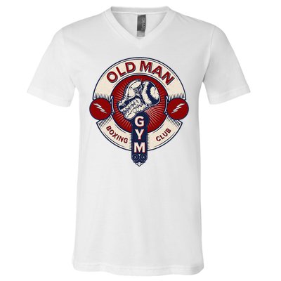 Mma Old Man Boxing Club Combat V-Neck T-Shirt